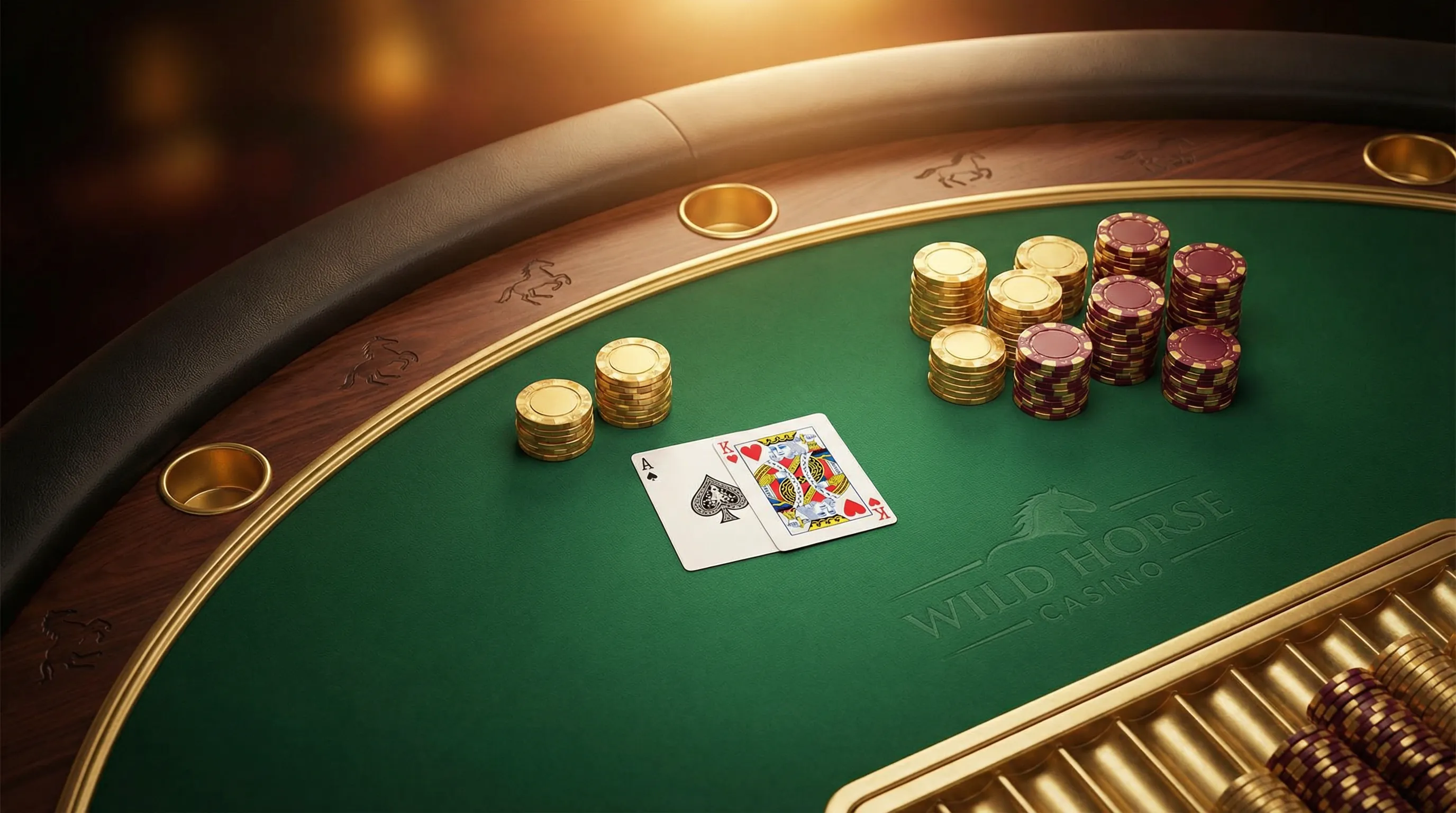 Mesa de blackjack premium no galerabet