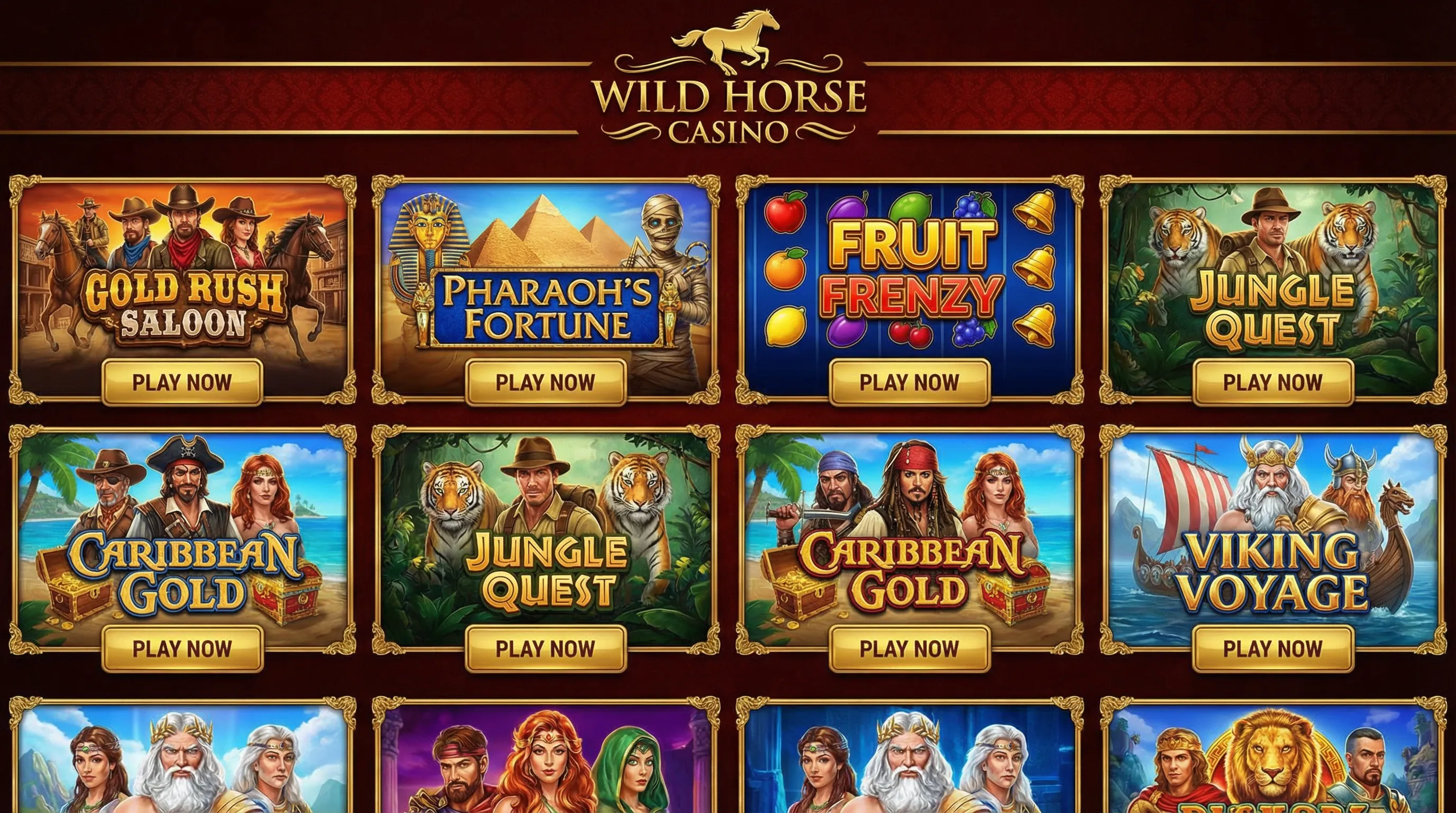 Coleção de caça-níqueis disponíveis no galerabet